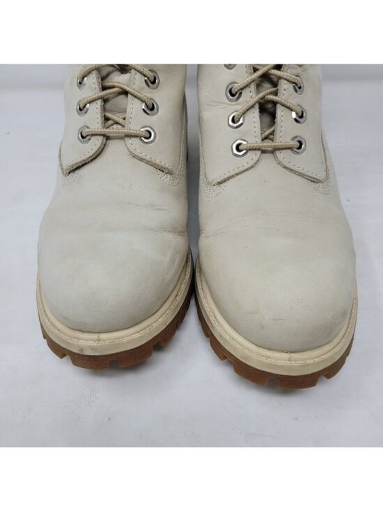 Vintage 90s Timberland Men Tan Leather Waterproof Field Boots Mens Size 7.5 Lug main image 12